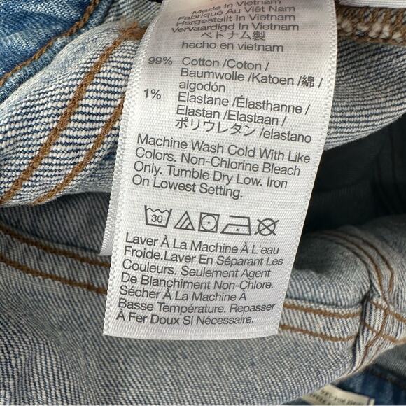 Madewell The Maternity Side-Panel Perfect Vintage Wide-Leg Jean Size 26 - Picture 5 of 8